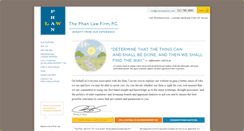 Desktop Screenshot of phanlawaustin.com