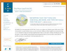 Tablet Screenshot of phanlawaustin.com